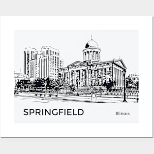 Springfield Illinois Posters and Art